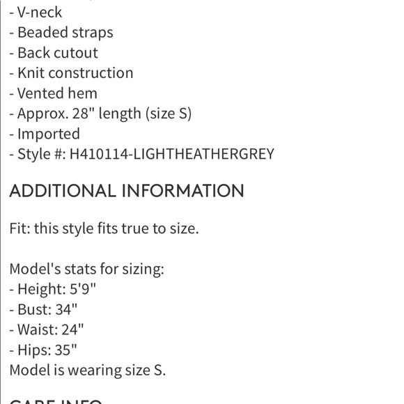 NWT Haute Hippie Beaded Strap TankTop XS Gray - Picture 5 of 7